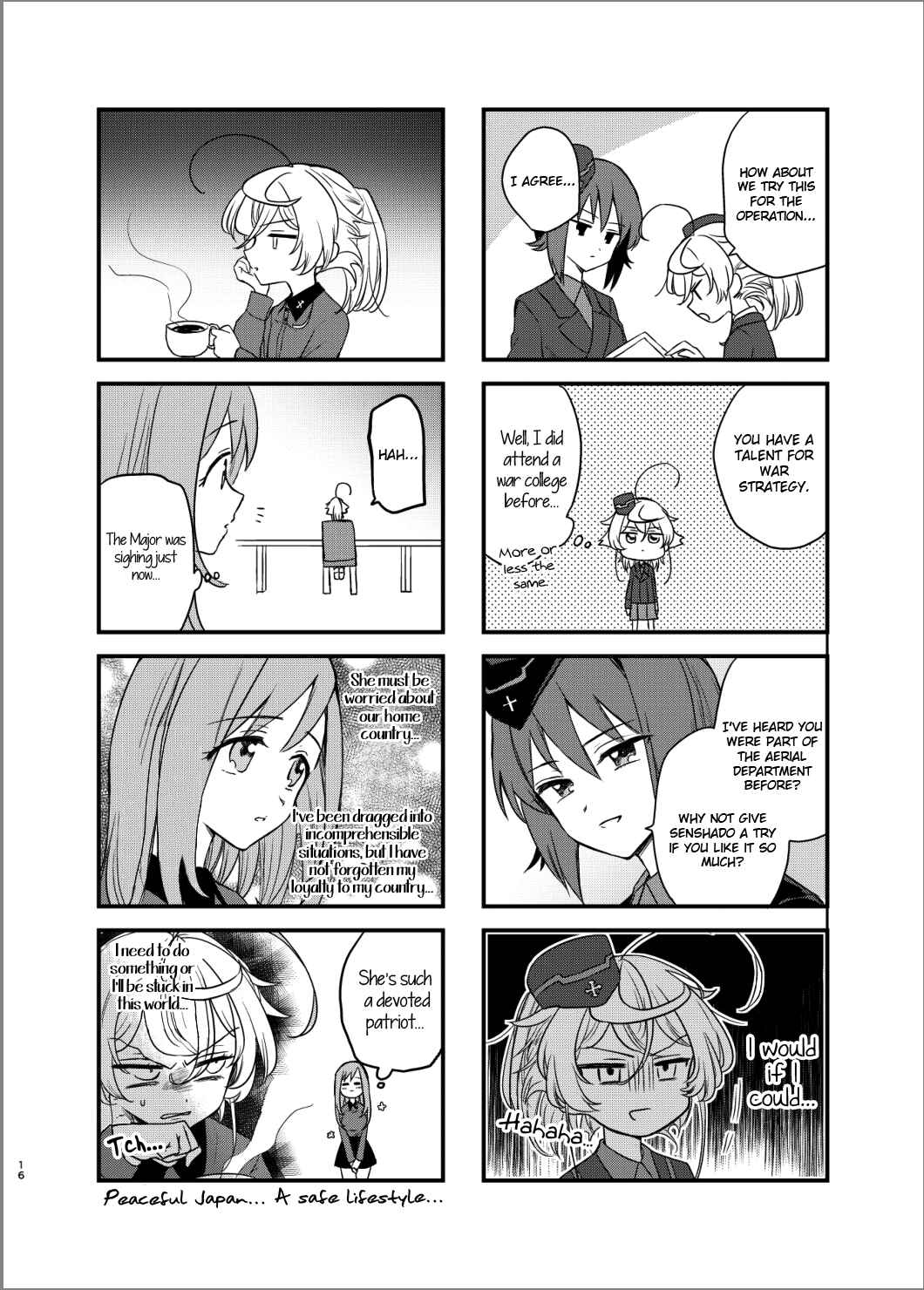 Page 15 Chapter Unknown_6e58 A Little Girl Takes Up Senshado - Youjo Senki x Girls und Panzer (Doujinshi)