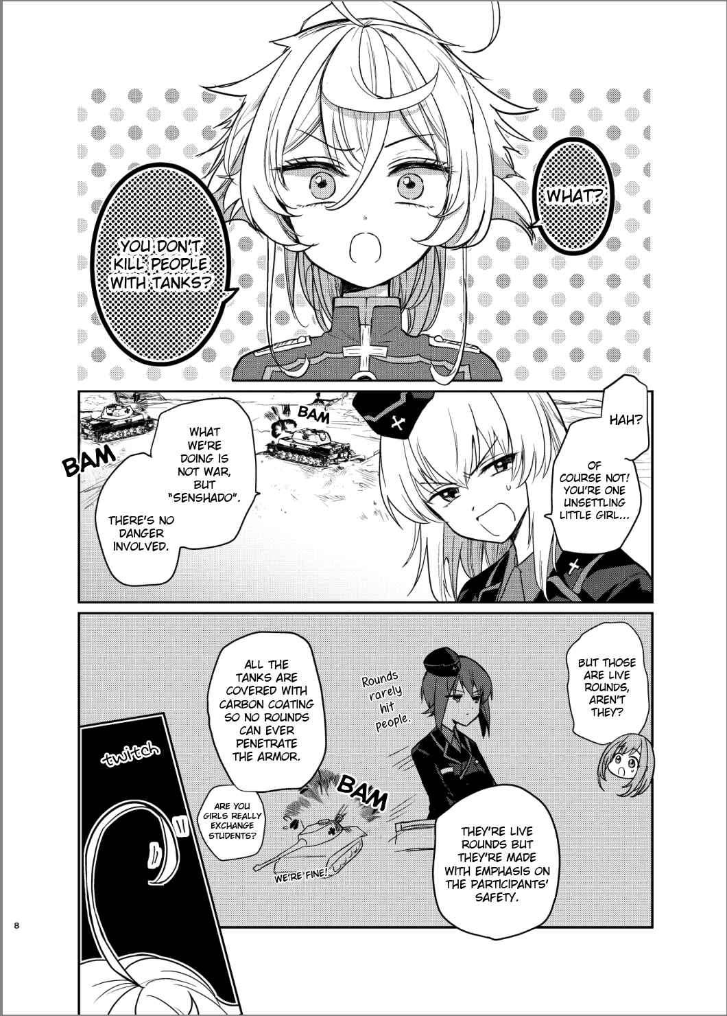 Page 7 Chapter Unknown_6e58 A Little Girl Takes Up Senshado - Youjo Senki x Girls und Panzer (Doujinshi)