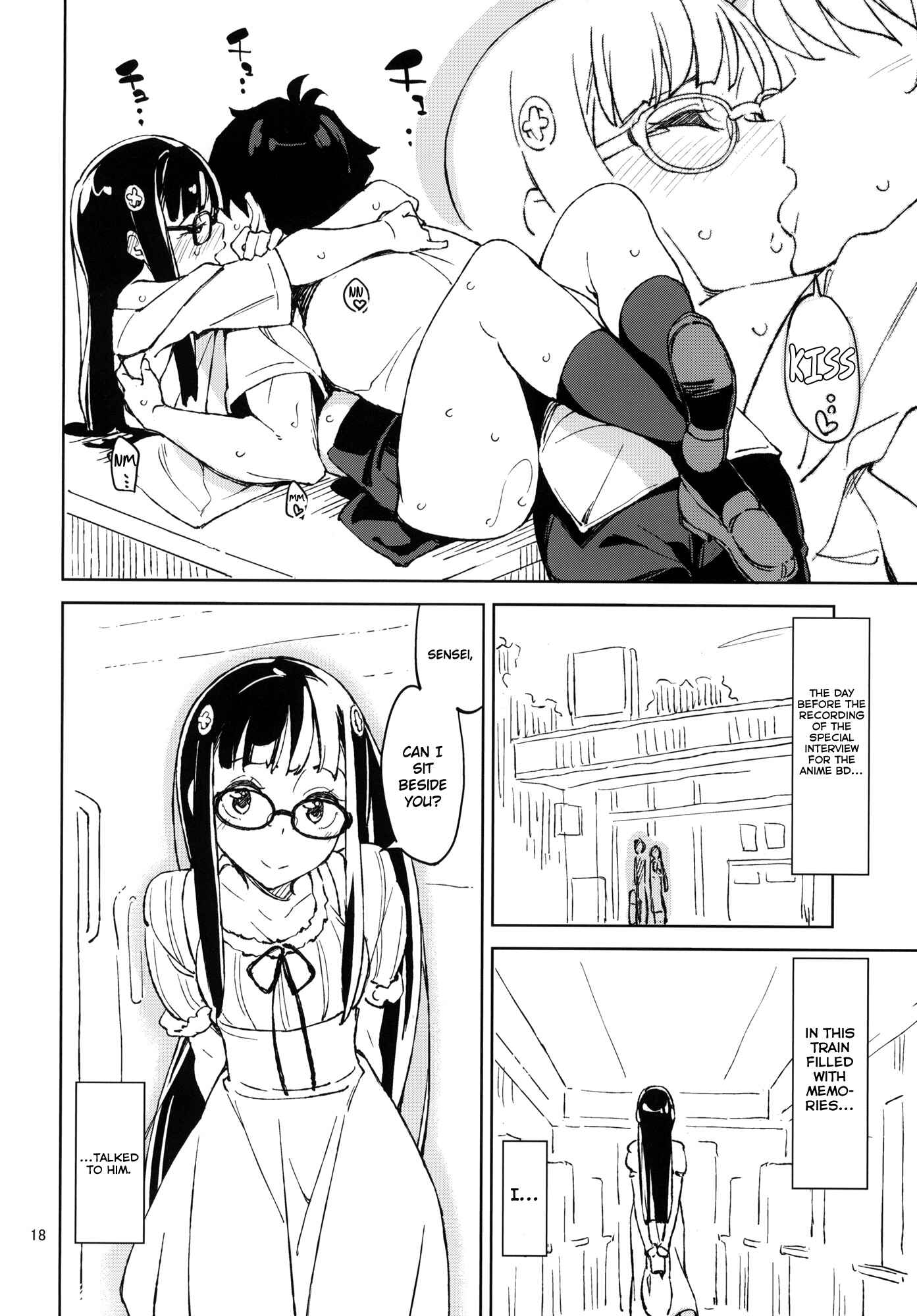 Page 17 Chapter Unknown_48f5 Danshi Koukousei de Urekko Light Novel Sakka o Shiteiru keredo, Toshishita no Classmate de Seiyuu no Onnanoko ni Kubi o Shimerareteiru - Pony (Doujinshi)