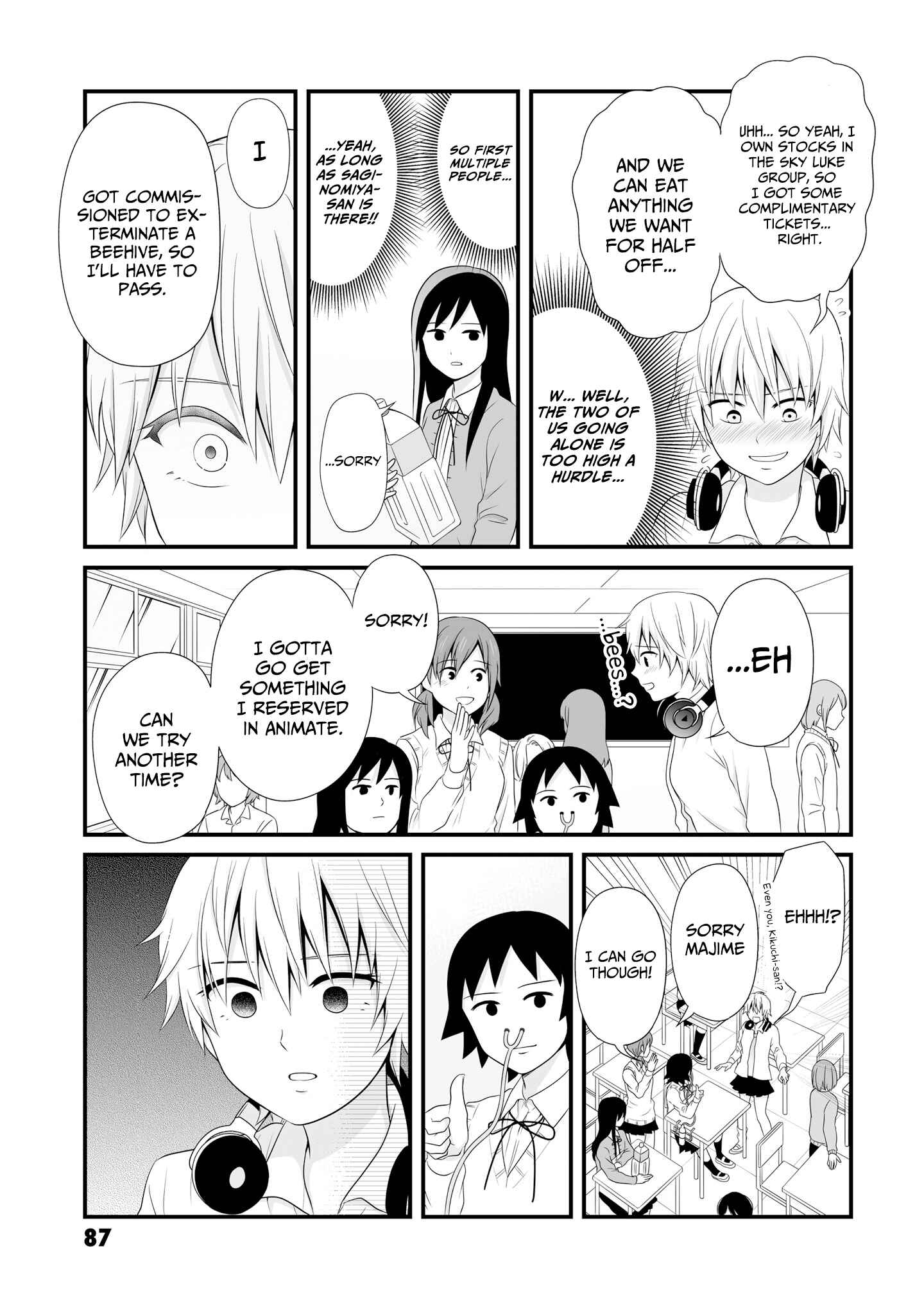 Page 9 Chapter 61 Joshikousei no Mudazukai