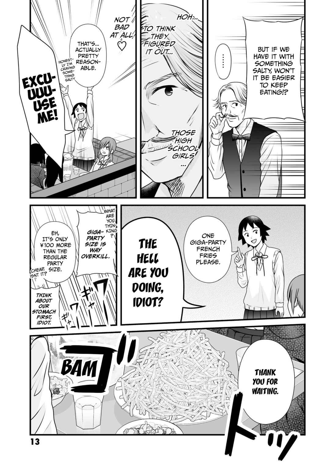 Page 9 Chapter 98 Joshikousei no Mudazukai