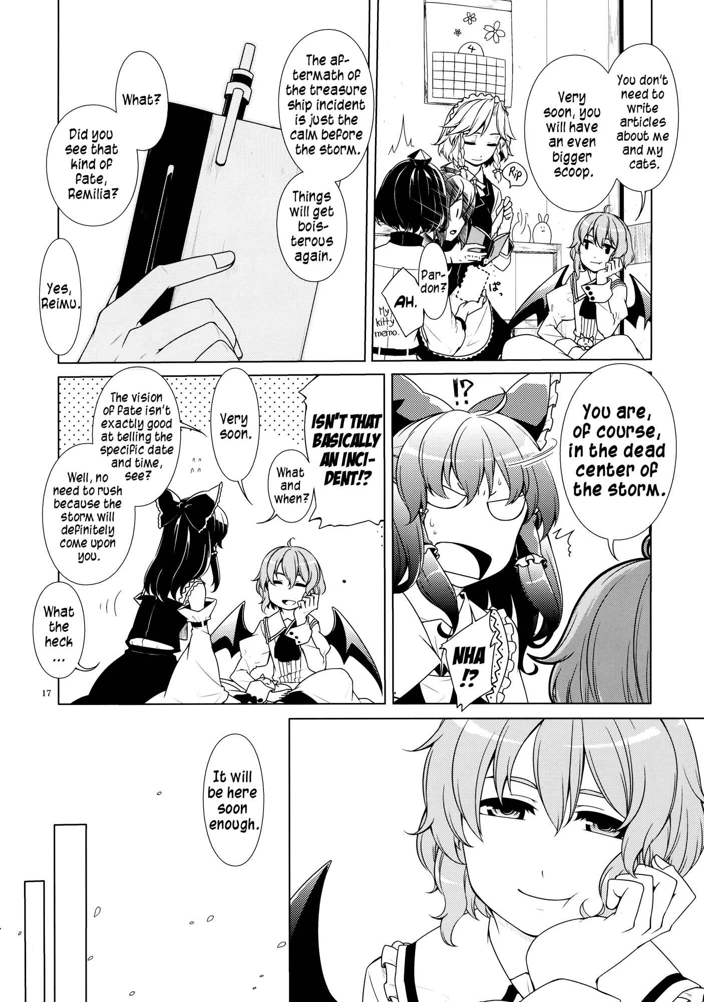 Page 15 Chapter 1 Touhou - Jinja Seikatsu + Neko (Doujinshi)