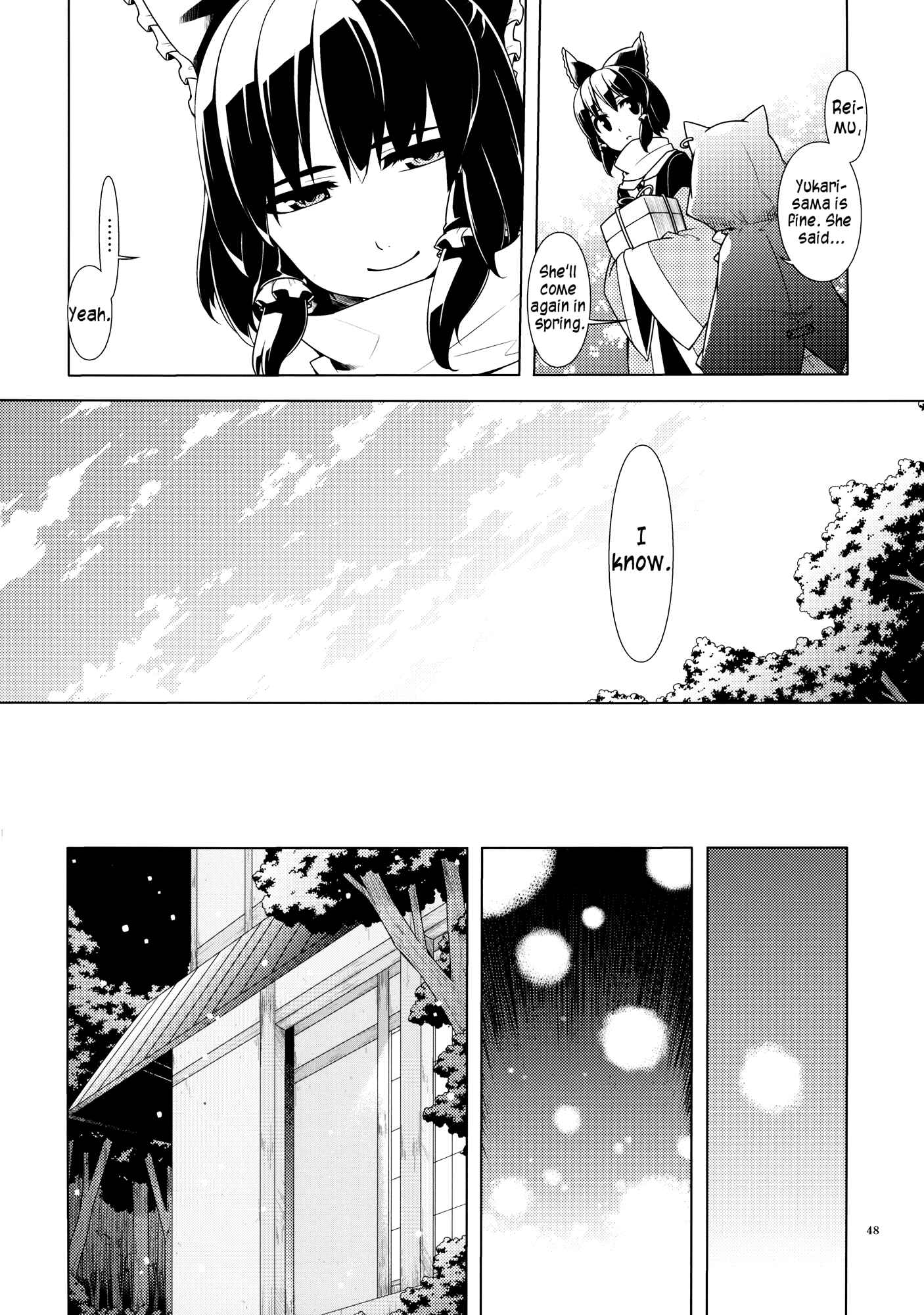 Page 46 Chapter 1 Touhou - Jinja Seikatsu + Neko (Doujinshi)