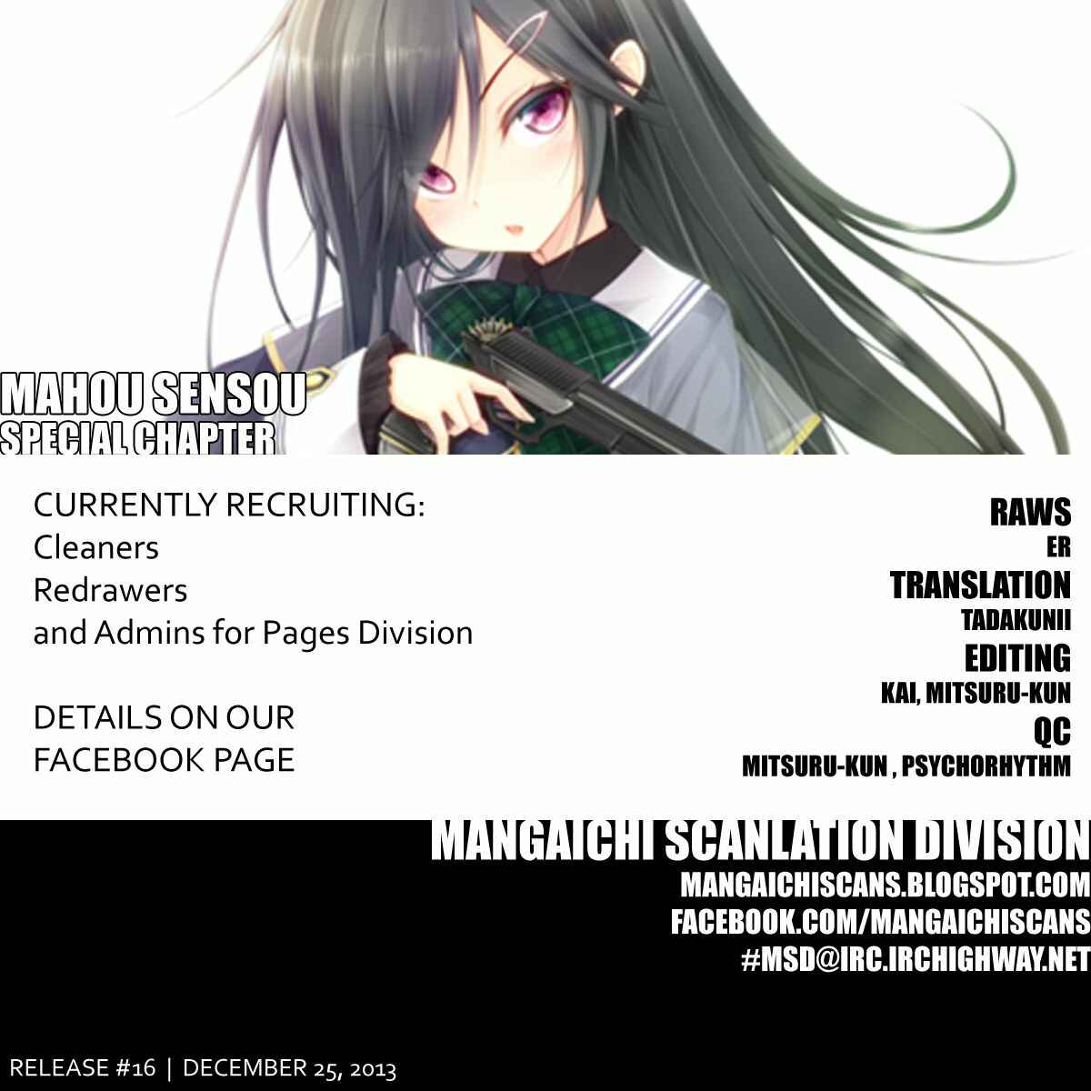 Page 1 Chapter 8.5 Mahou Sensou