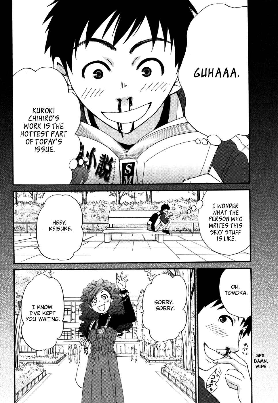 Page 8 Chapter 40 Kanojo wa Kannou Shousetsuka