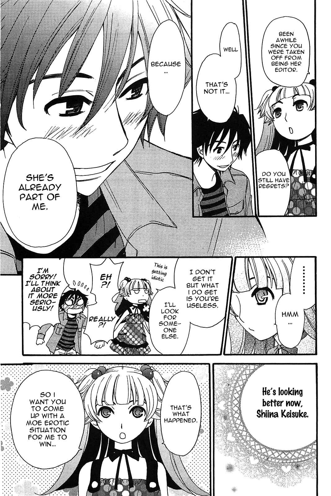 Page 10 Chapter 55 Kanojo wa Kannou Shousetsuka