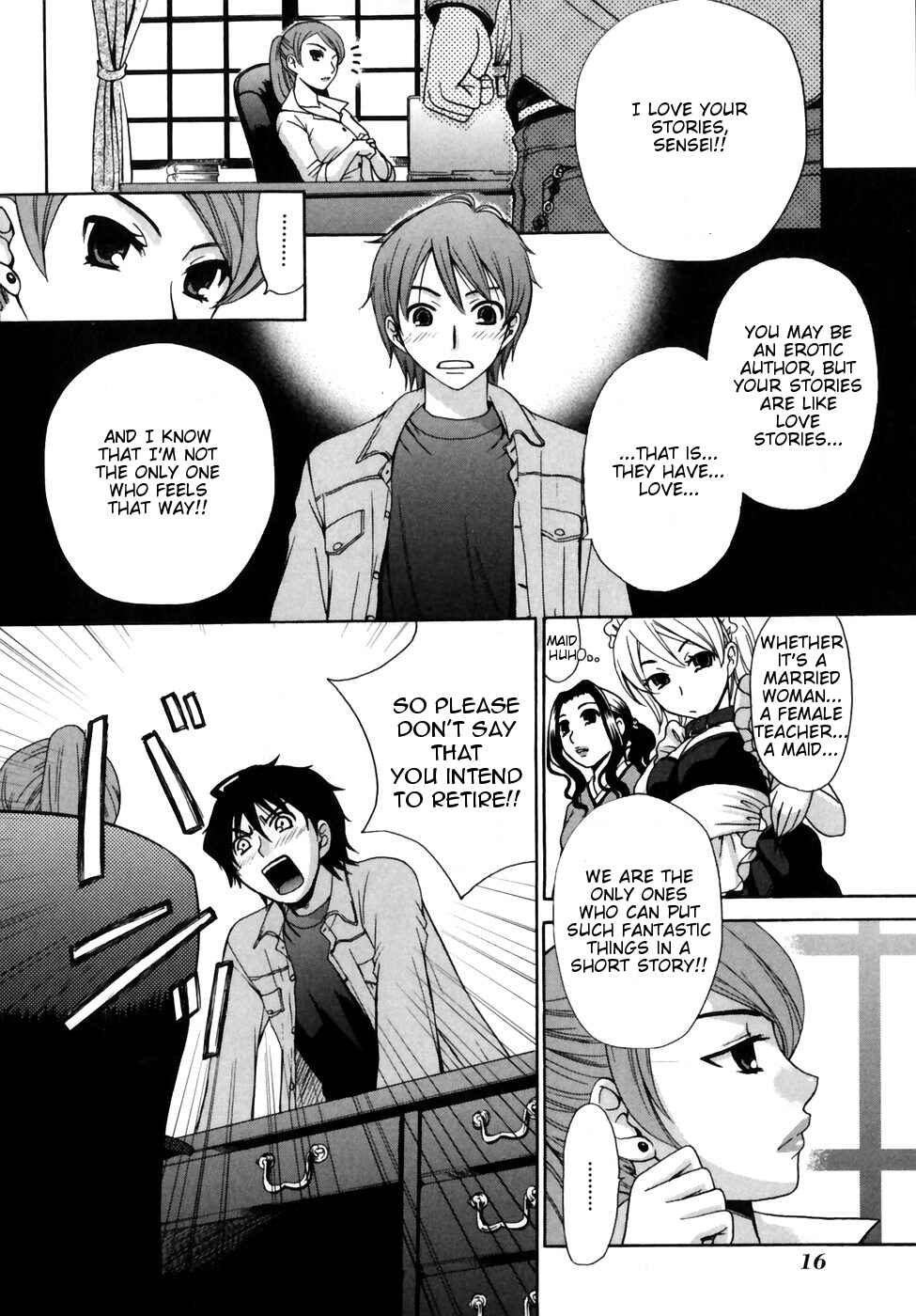 Page 18 Chapter 0 Kanojo wa Kannou Shousetsuka