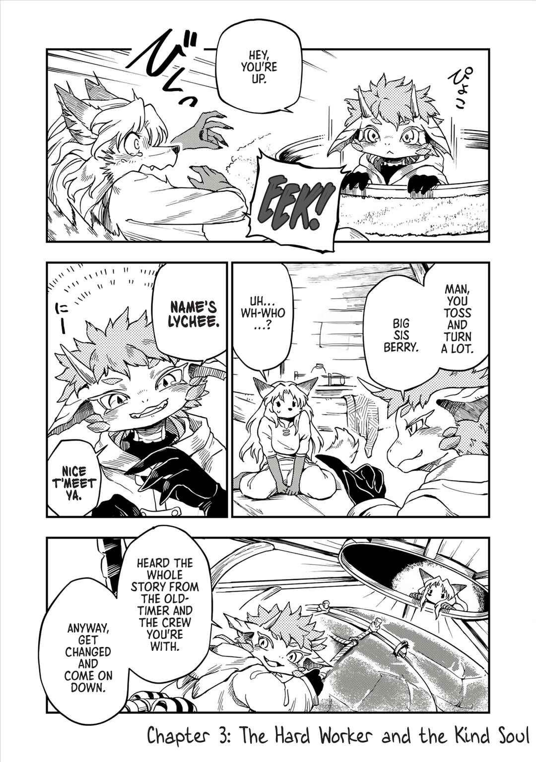 Page 4 Chapter 3 Batsuichi Kitsune to Tabi Gohan