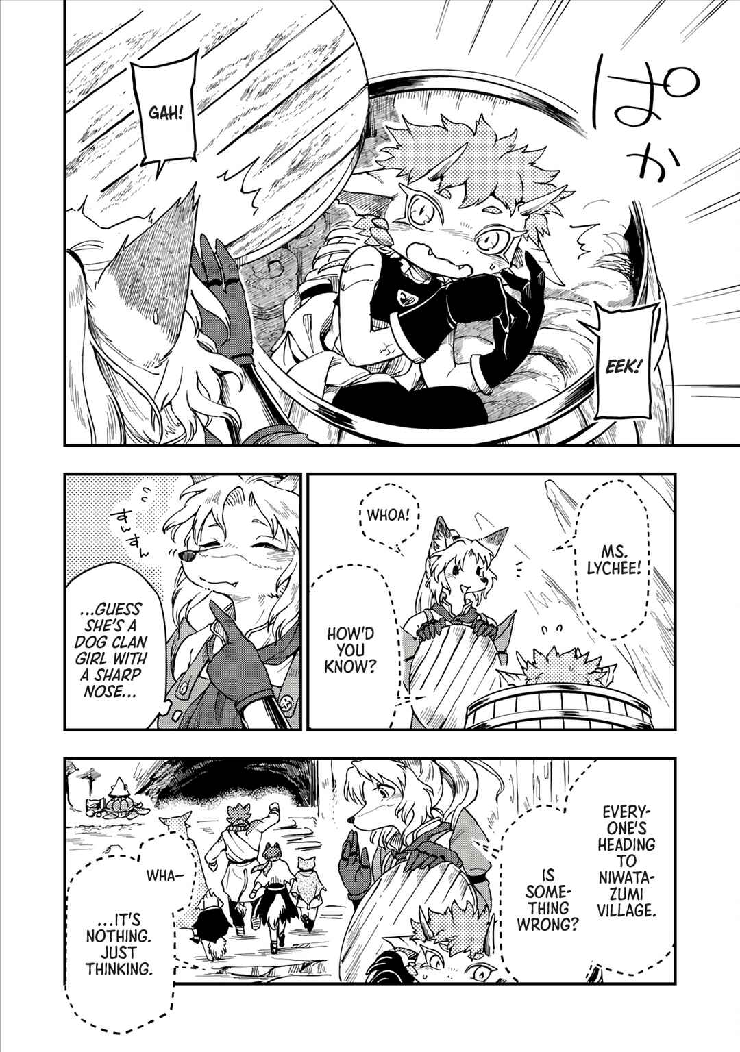 Page 13 Chapter 4 Batsuichi Kitsune to Tabi Gohan