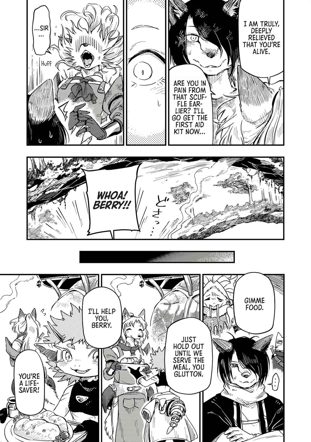 Page 34 Chapter 8 Batsuichi Kitsune to Tabi Gohan