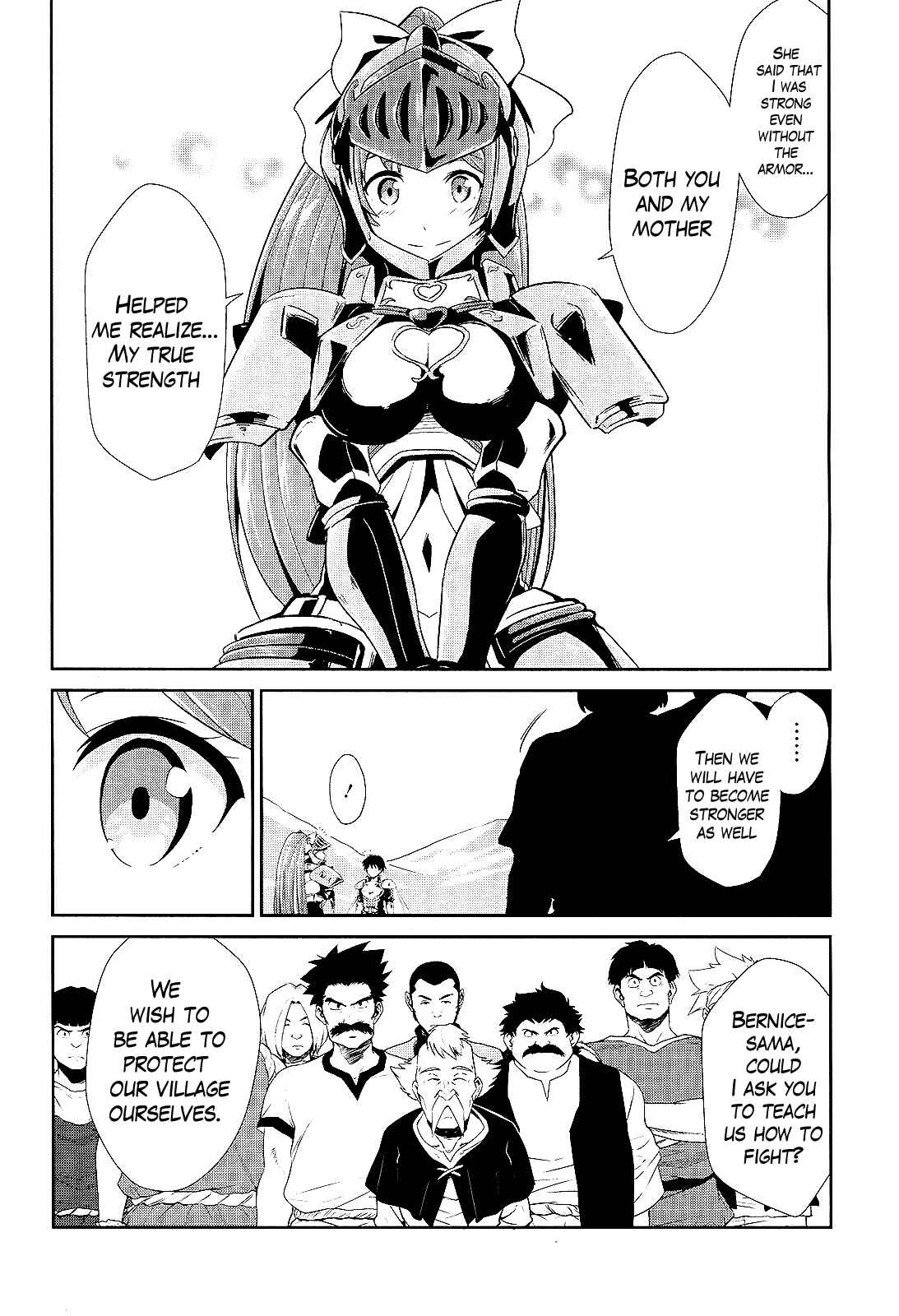 Page 34 Chapter 4 Sennen Sensou Aigis - Eiyuu no Kizuna