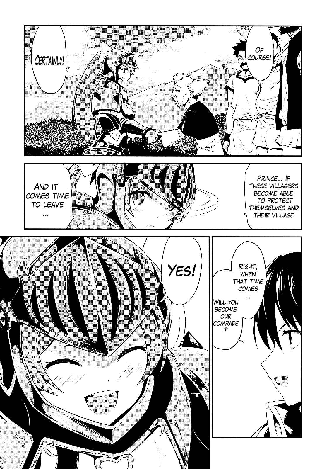 Page 35 Chapter 4 Sennen Sensou Aigis - Eiyuu no Kizuna