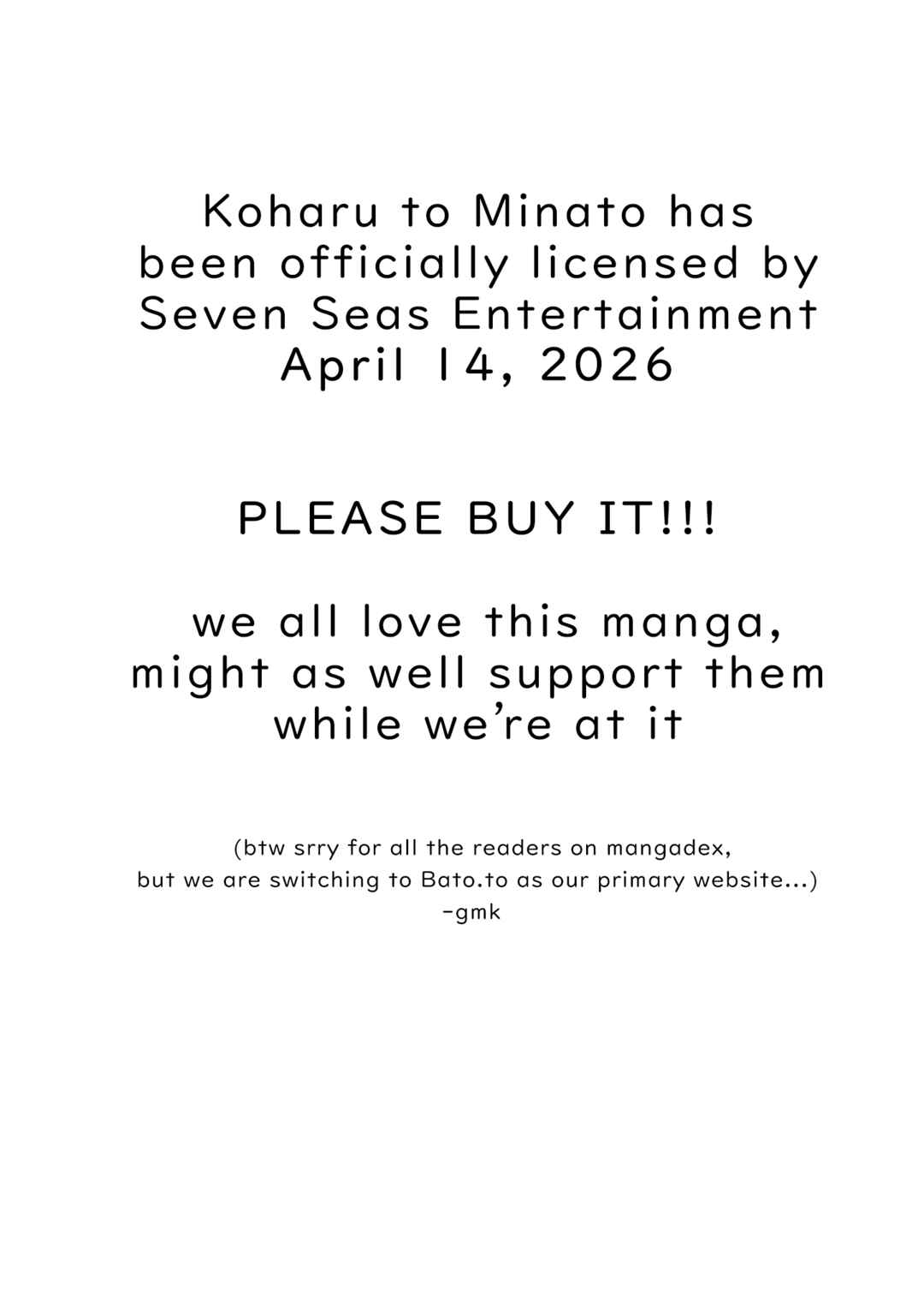 Page 10 Chapter 12 Koharu to Minato: Watashi no Partner wa Onnanoko