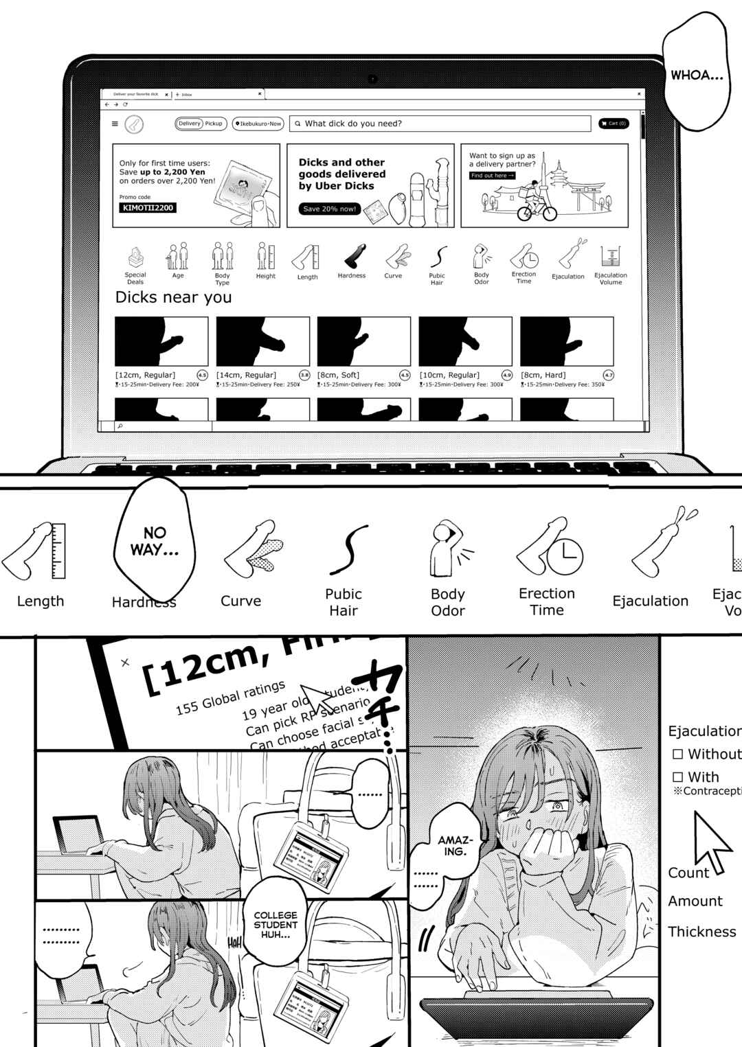 Page 11 Chapter Unknown_36ef Uber Chinko wo Tanomitai Onee-san