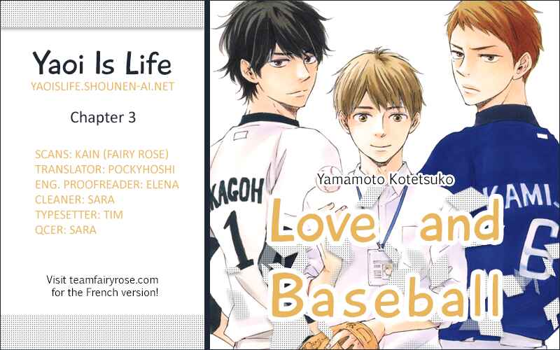 Page 1 Chapter 3 Love and Baseball