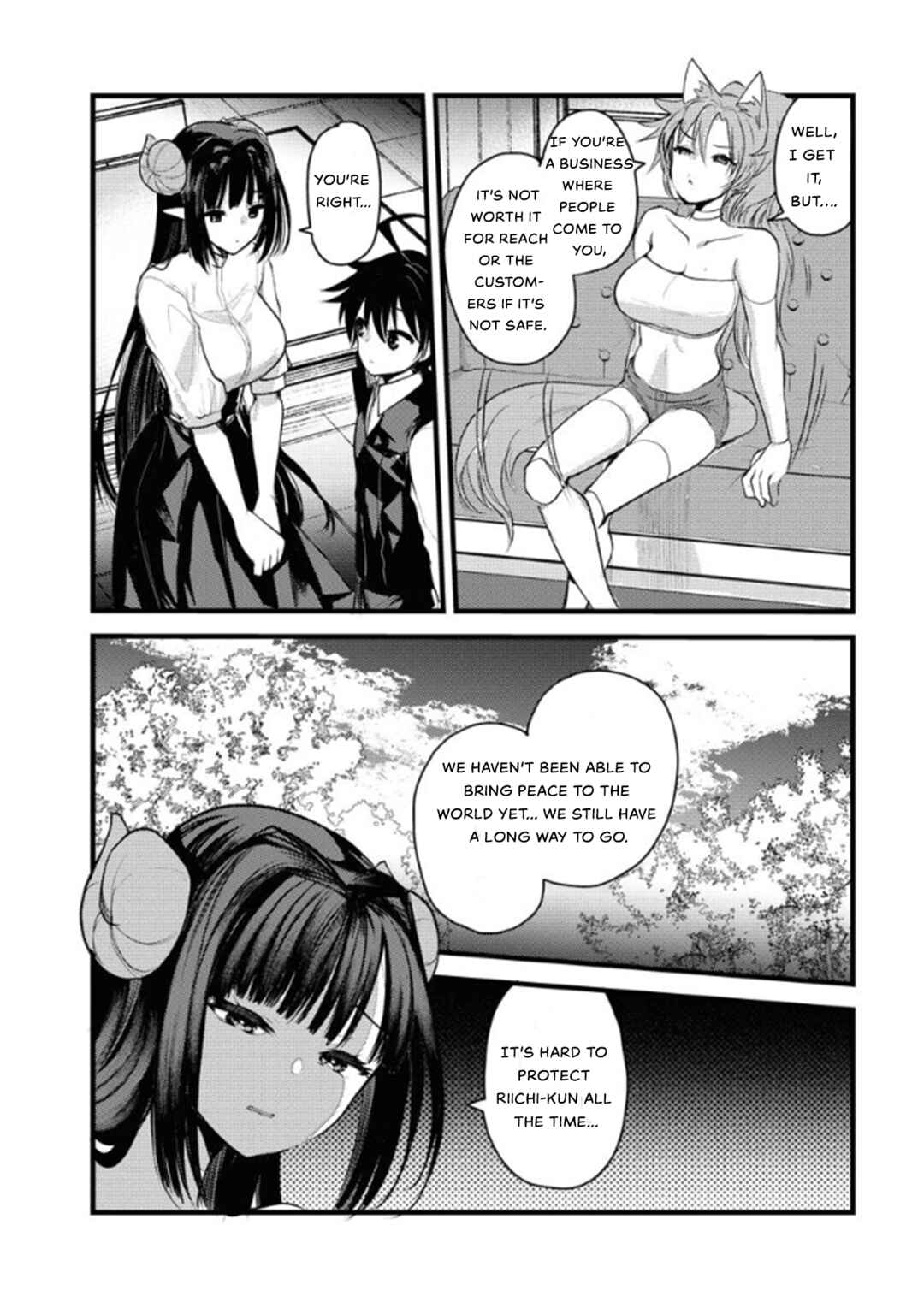 Page 4 Chapter 6 Isekai Hoteru e You Koso ~Mazoku de Yuusha na Saikyou Ane-tachi Kara Dekiai Sarete Komattemasu~