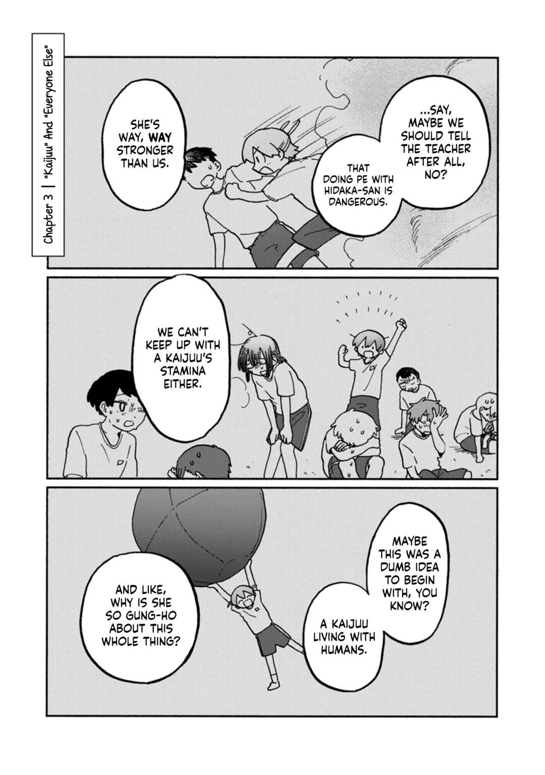 Page 1 Chapter 3 Kaijuu-kun