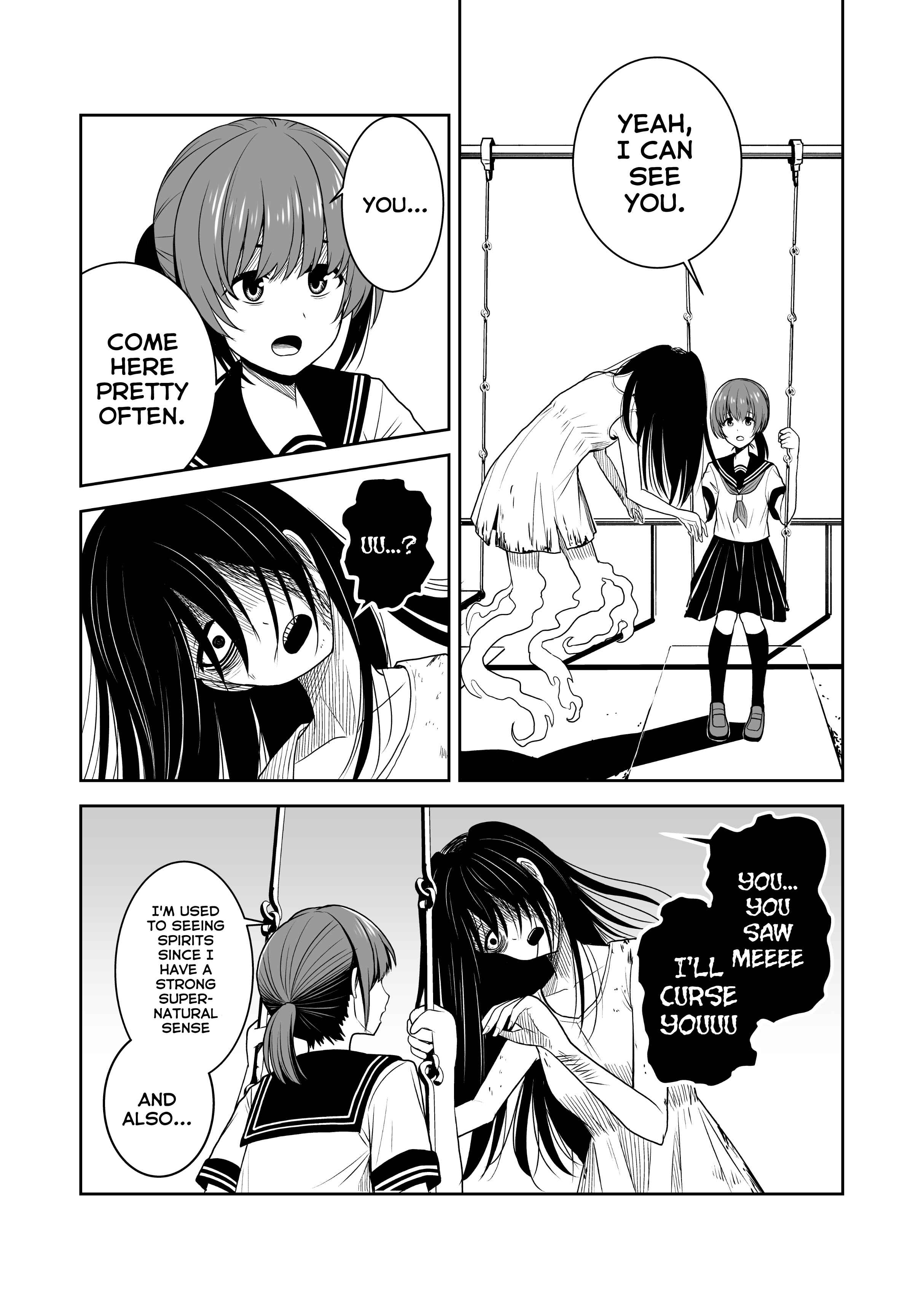 Page 2 Chapter Unknown_b4cf Yuurei ga kowagaraseyou to shita shoujo ha yuurei datta