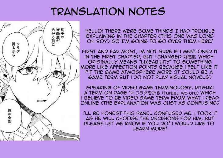 Page 42 Chapter 2 Galge no Sekai de Shinyuu ♂ ga Ore o Sukida to Iidashite!?