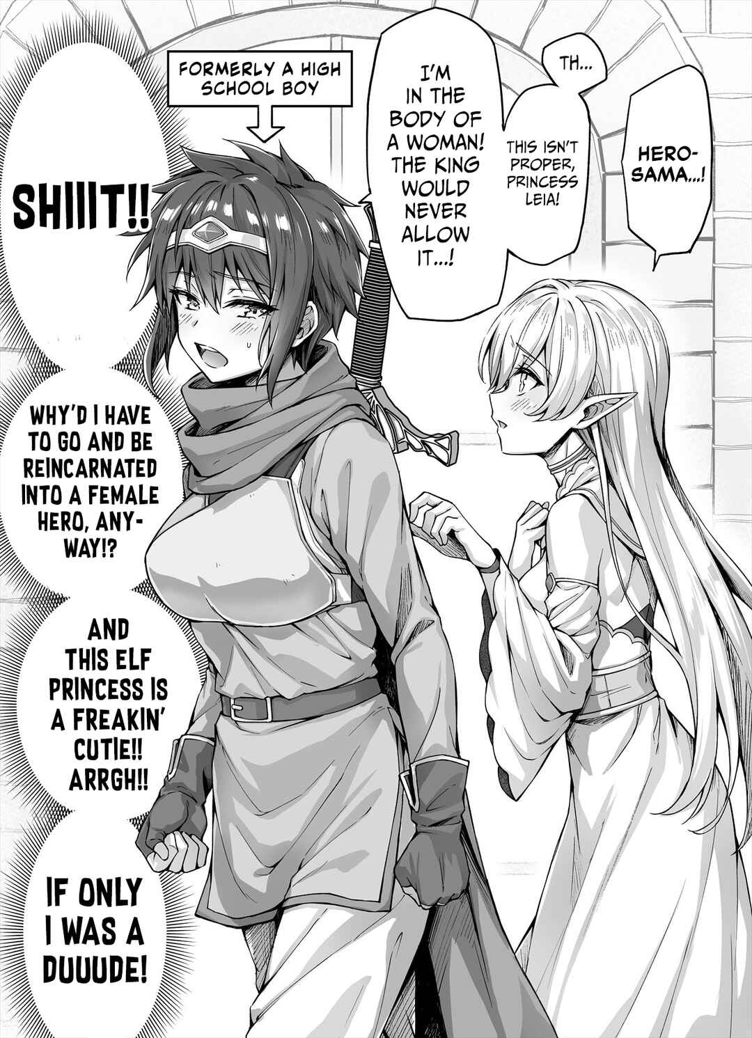 Page 1 Chapter 1 Both of Them Were Reincarnated into Another World