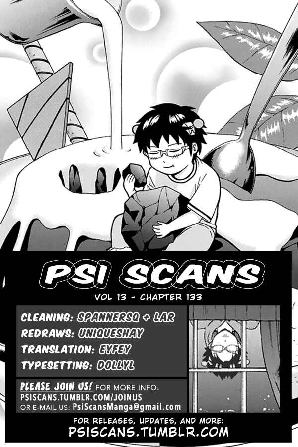 Page 1 Chapter 133 The Disastrous Life of Saiki K.