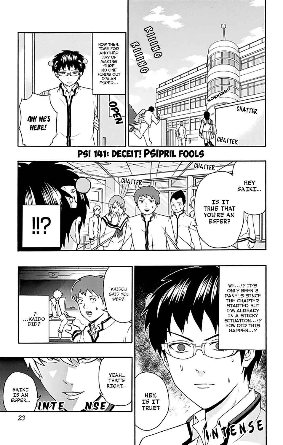 Page 2 Chapter 141 The Disastrous Life of Saiki K.