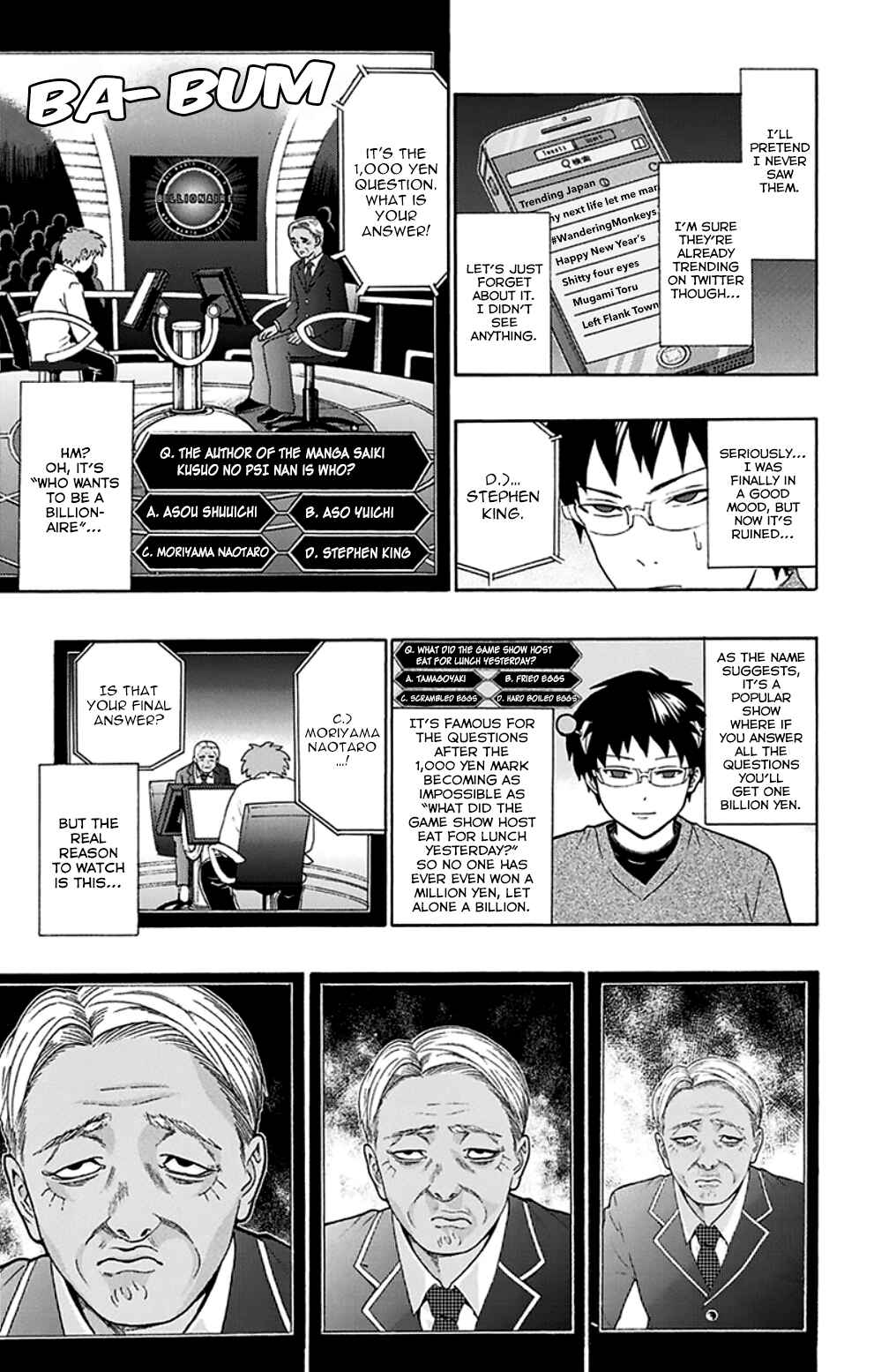 Page 8 Chapter 130 The Disastrous Life of Saiki K.