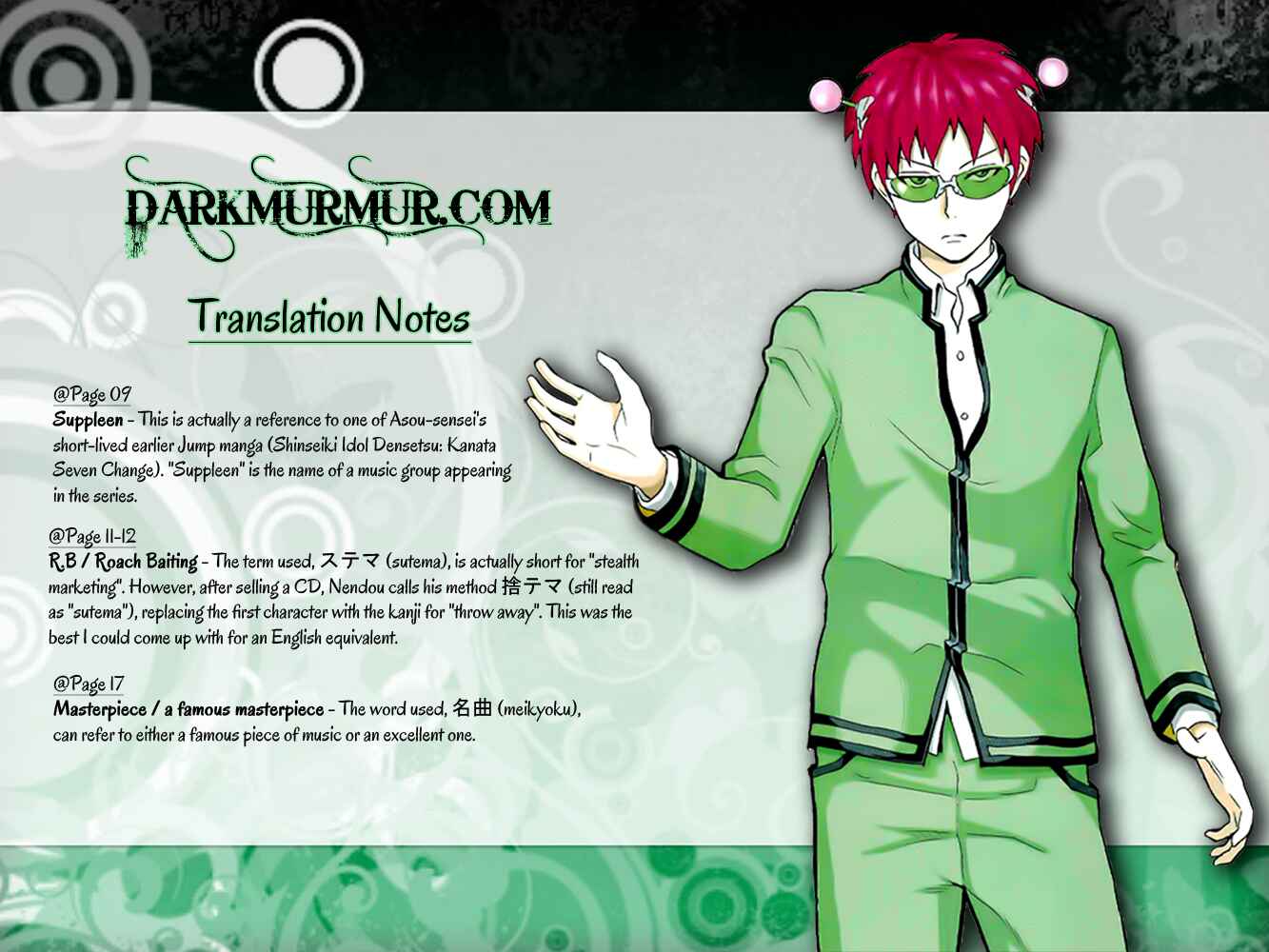 Page 1 Chapter 8 The Disastrous Life of Saiki K.