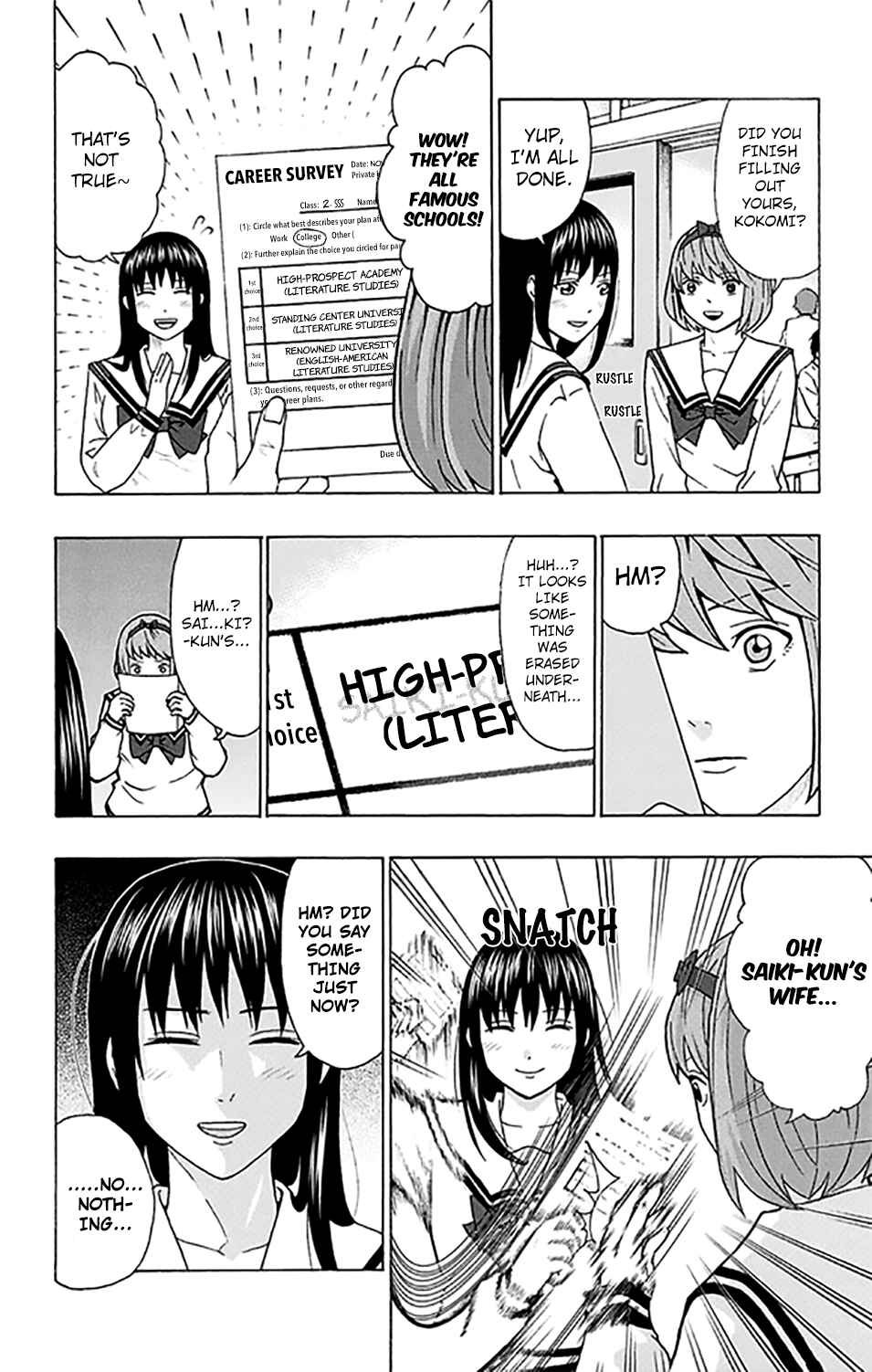 Page 9 Chapter 265 The Disastrous Life of Saiki K.