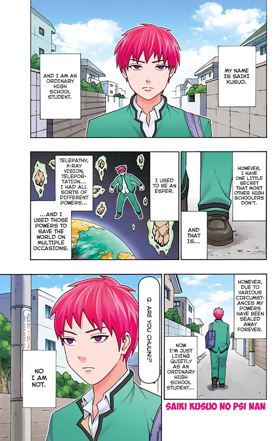 Page 2 Chapter 280 The Disastrous Life of Saiki K.