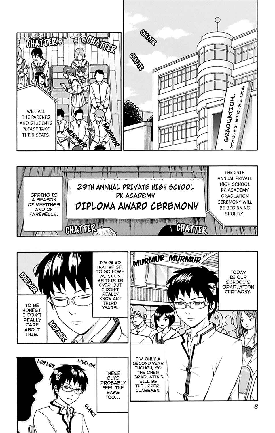 Page 10 Chapter 140 The Disastrous Life of Saiki K.
