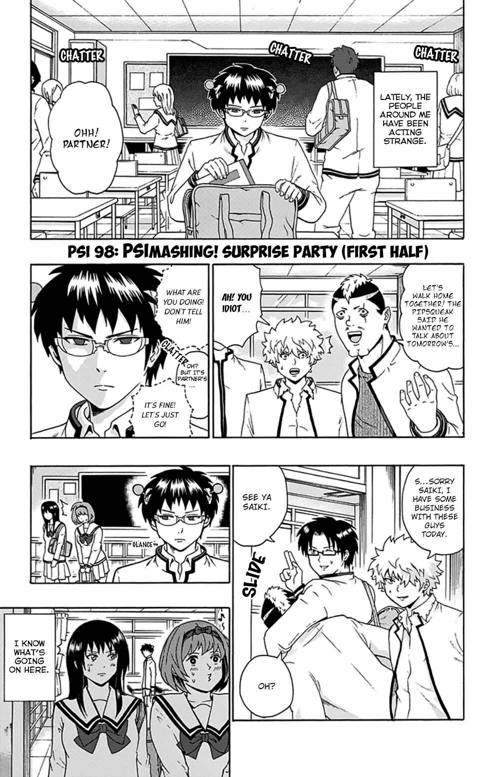 Page 2 Chapter 98 The Disastrous Life of Saiki K.