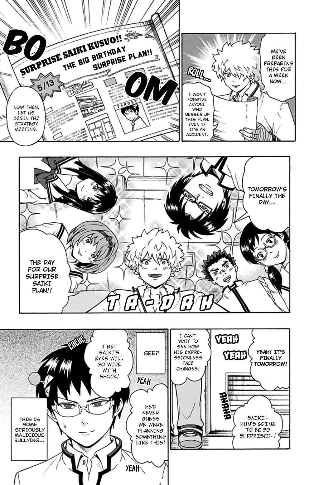 Page 4 Chapter 98 The Disastrous Life of Saiki K.