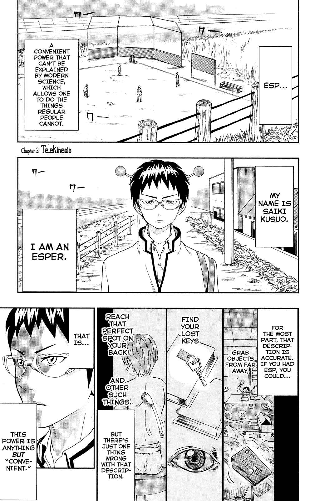 Page 2 Chapter 0.2 The Disastrous Life of Saiki K.