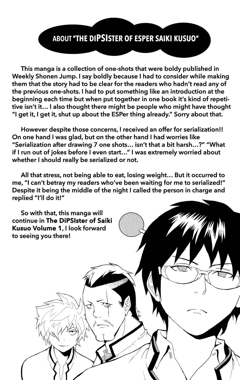 Page 25 Chapter 0.7 The Disastrous Life of Saiki K.