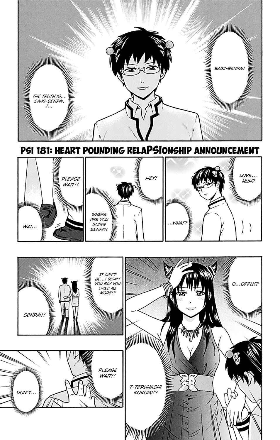 Page 2 Chapter 181 The Disastrous Life of Saiki K.