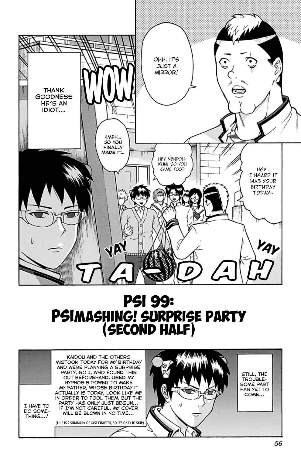 Page 3 Chapter 99 The Disastrous Life of Saiki K.
