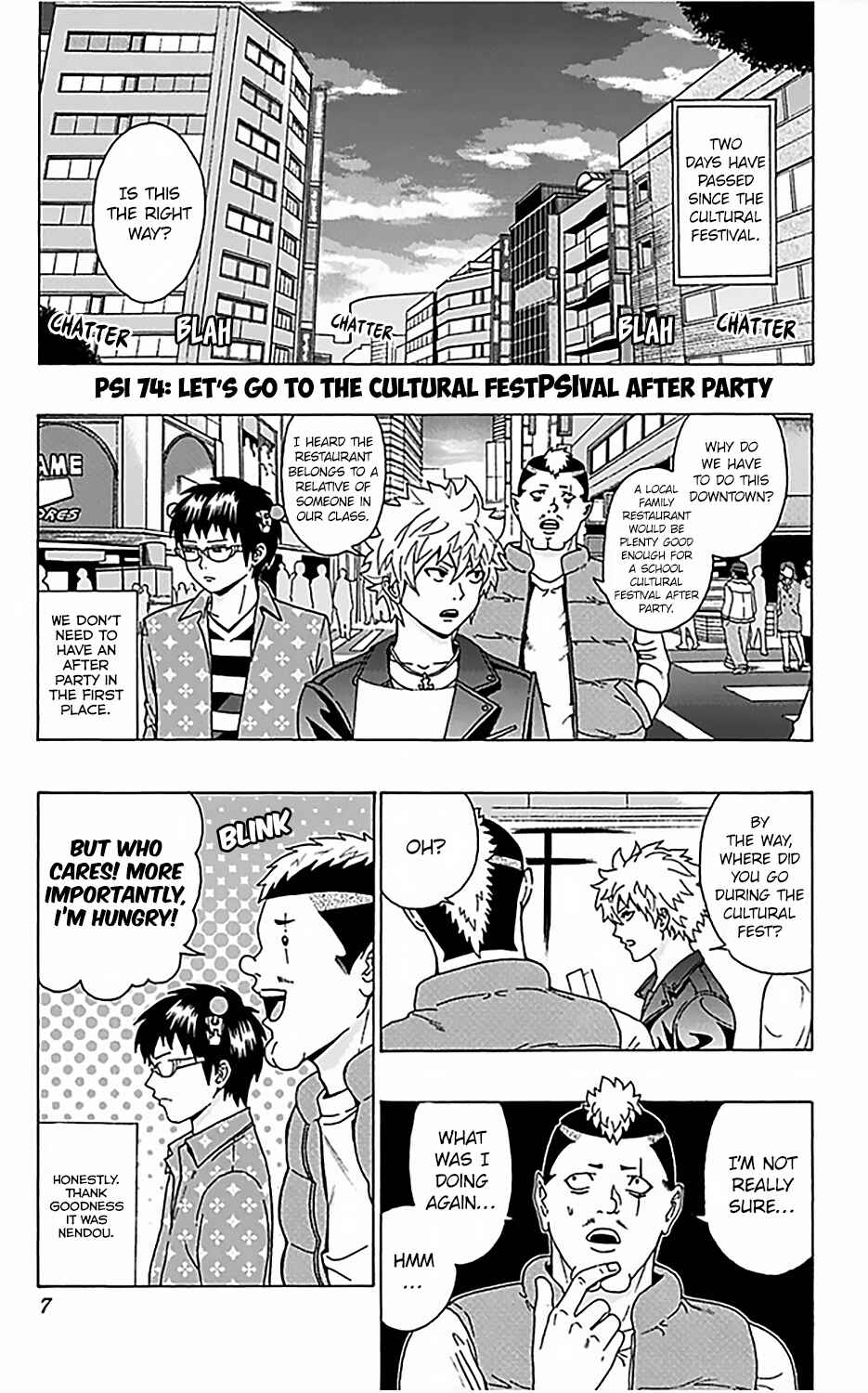 Page 9 Chapter 74 The Disastrous Life of Saiki K.