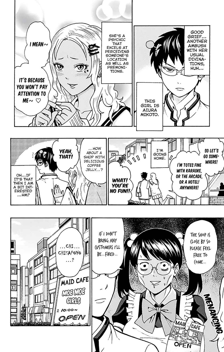 Page 3 Chapter 186 The Disastrous Life of Saiki K.