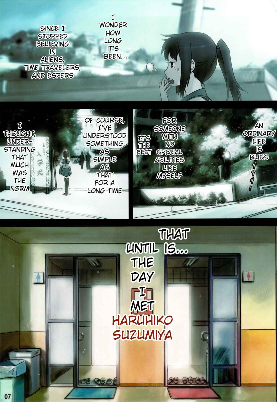 Page 10 Chapter Unknown_d680 The Melancholy of Haruhiko Suzumiya - The Advent of Haruhiko Suzumiya (Doujinshi)