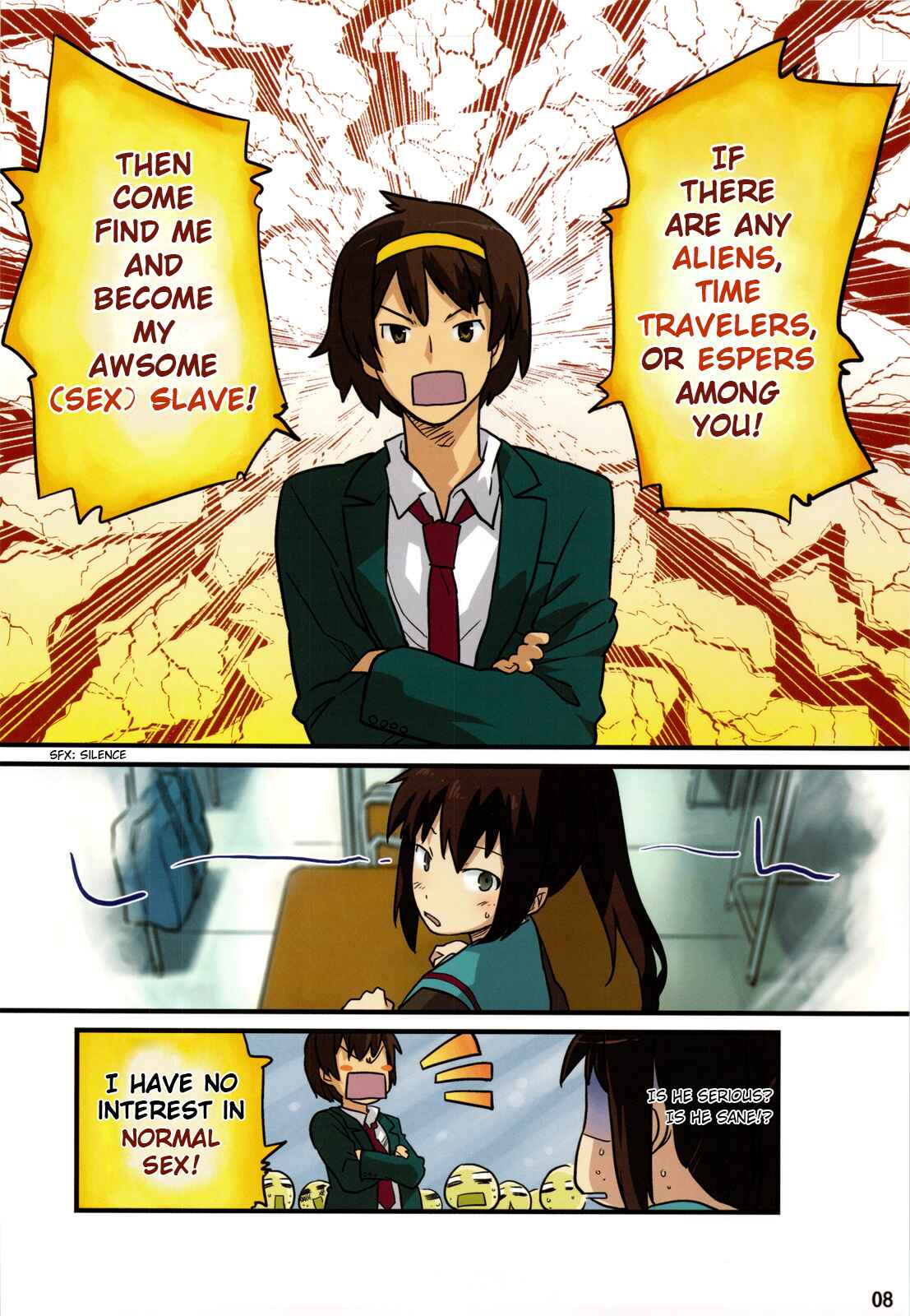Page 11 Chapter Unknown_d680 The Melancholy of Haruhiko Suzumiya - The Advent of Haruhiko Suzumiya (Doujinshi)