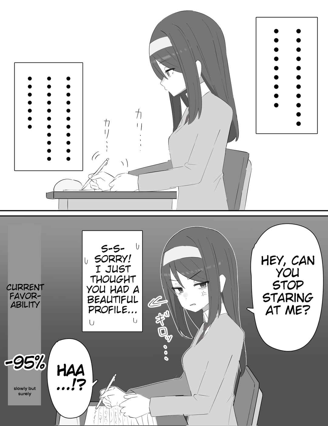 Page 1 Chapter 4 The Cool Classmate Whose Favorability Gradually Changes