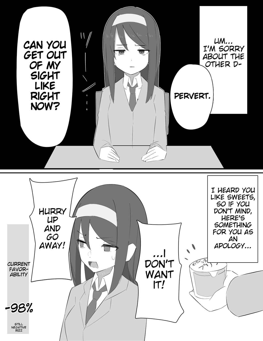 Page 1 Chapter 3 The Cool Classmate Whose Favorability Gradually Changes