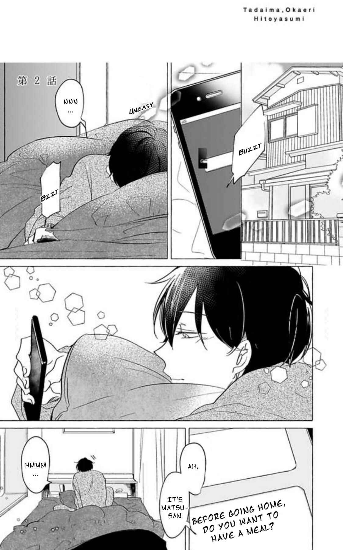 Page 2 Chapter 2 Im Home, Welcome Back