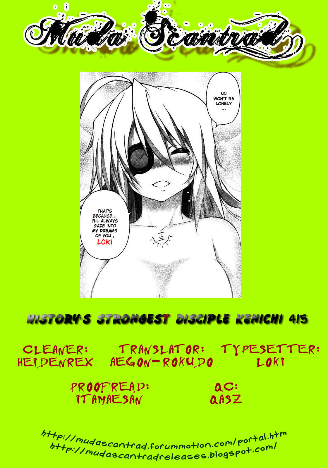 Page 18 Chapter 415 Shijou Saikyou no Deshi Kenichi