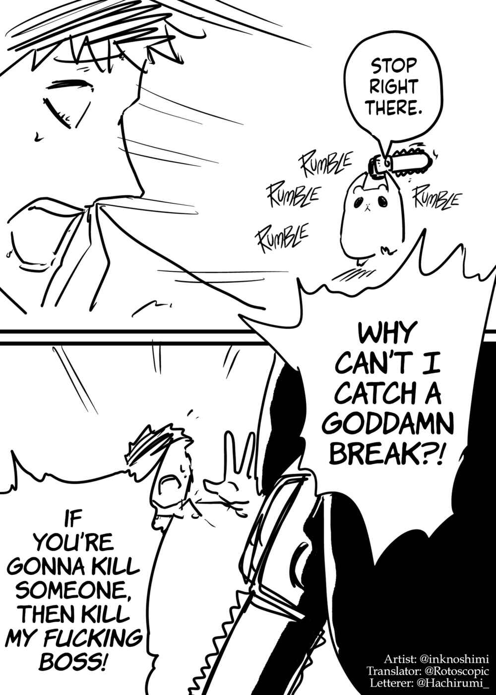 Page 1 Chapter 3 The Crazed Murderer Reincarnated as a Hamster