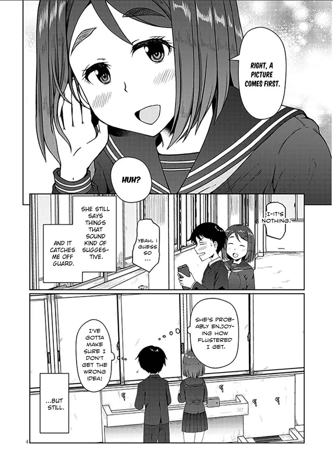 Page 4 Chapter 2 Jimiko na Mitsuba-san ga Boku wo Yuuwaku Suru