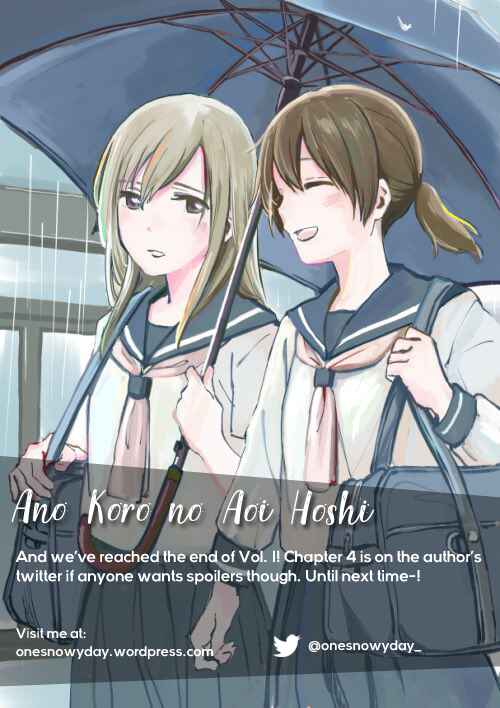 Page 21 Chapter 3 Ano Koro no Aoi Hoshi