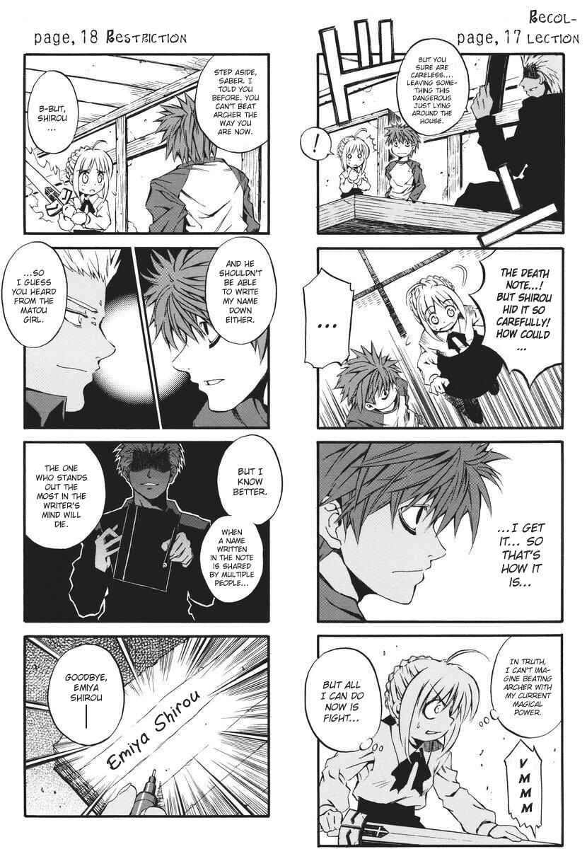 Page 13 Chapter 2 Death Note & Fate/stay night - DEATH FATE (Doujinshi)