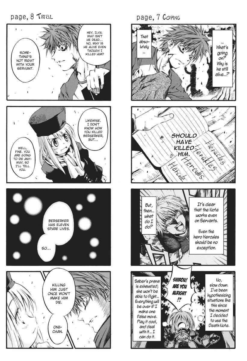 Page 6 Chapter 2 Death Note & Fate/stay night - DEATH FATE (Doujinshi)